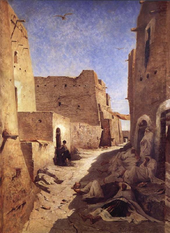 A Street in El-Aghouat, Eugene Fromentin